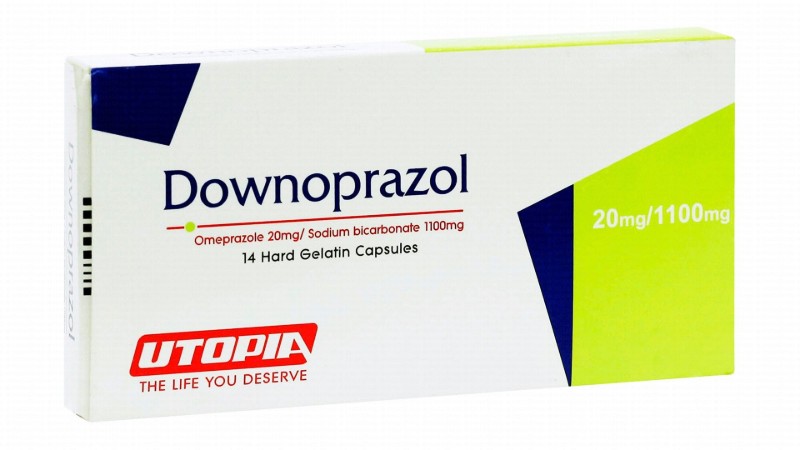 Downoprazol 20mg Omeprazole & 1100mg Sodium Bicarbonate