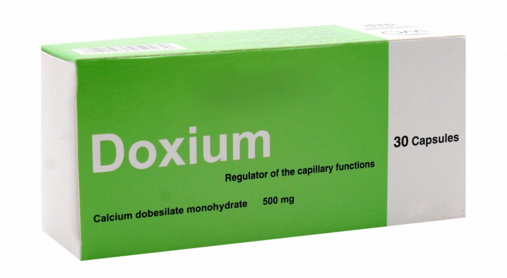 Doxium 500mg Calcium Dobesilate Monohydrate Capillary Function Medication