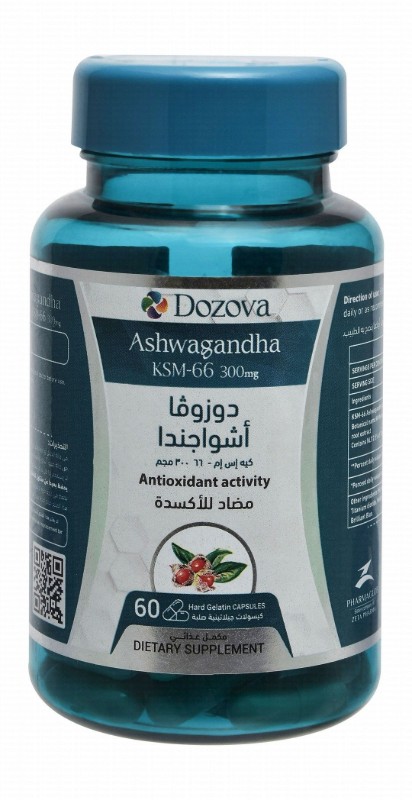 Dozova 300mg KSM-66 Ashwagandha Antioxidant Supplement