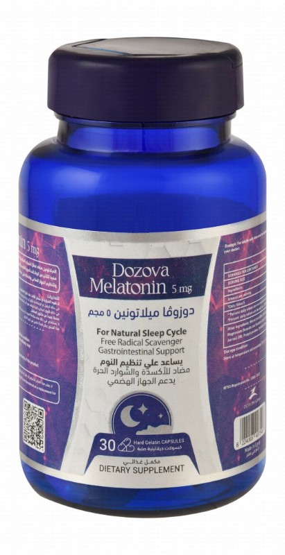 Dozova 5mg Melatonin Sleep & Gastrointestinal Support Supplement