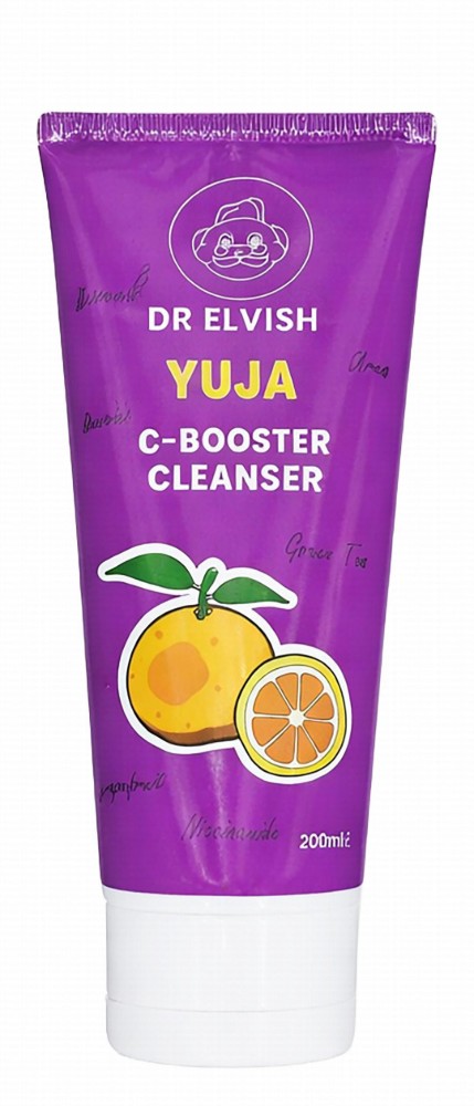 Dr Elvish C-Booster Facial Cleanser with Niacinamide, Yuja & Green Tea Extracts