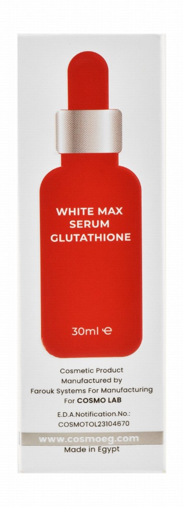 Dr Elvish White Max Moisturizing, Refining & Whitening Facial Night Serum with Glutathione & Niacinamide for All Skin Types - non comedogenic