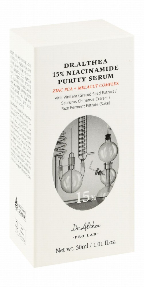 Dr. Althea 15% Niacinamide Purity Facial Serum - vegan, mineral oils free