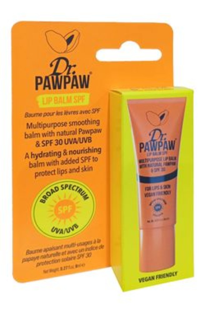 Dr. PawPaw Multipurpose Smoothing, Hydrating & Nourishing Lip Balm with Pawpaw SPF30