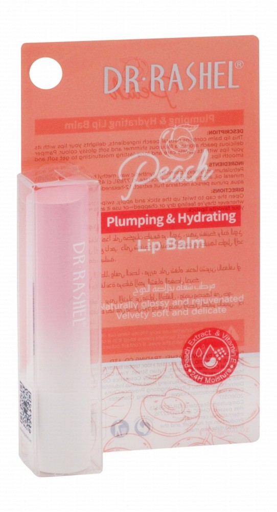 Dr. Rashel Plumping & Hydrating Lip Balm with Peach Extract & Vitamin E