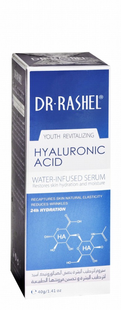 Dr. Rashel Youth Revitalizing, Hydrating & Moisturizing Water-Infused Face Serum with Hyaluronic Acid for Dry, Damaged & All Skin Types