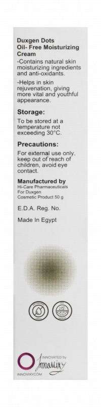 Duxgen Dots Moisturizing Cream for Oily & Acne-Prone Skin - oil free, non comedogenic