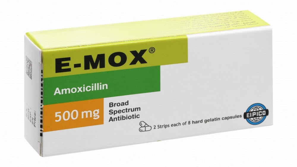 E-Mox 500mg Amoxicillin Broad Spectrum Antibiotic