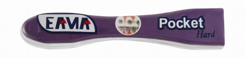 Eama Purple Hard Pocket Toothbrush