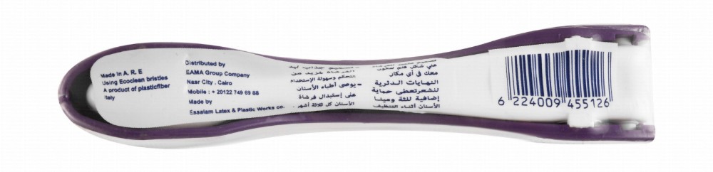 Eama Purple Hard Pocket Toothbrush