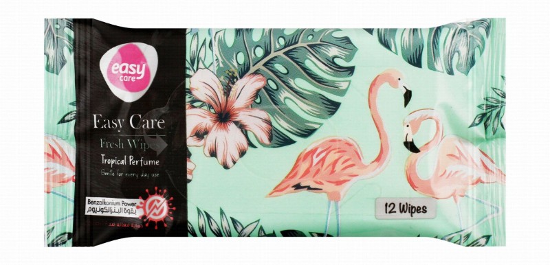 Easy Care Wet Wipes Tropical Scent - alcohol free, parabens free