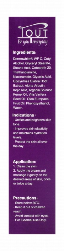 Egyskin Tout Whitening Face Cream