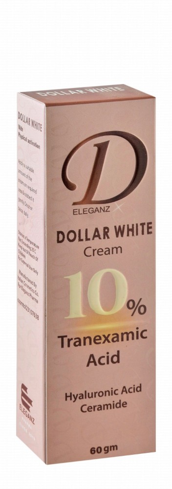 Eleganz Dollar Whitening Facial Cream with Tranexamic Acid, Hyaluronic Acid & Ceramide