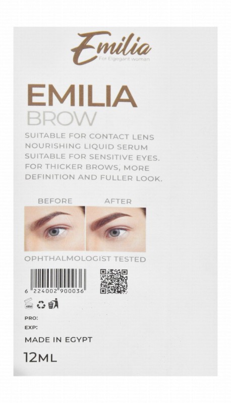 Emilia Nourishing, Growing & Thickening Eyebrow Serum