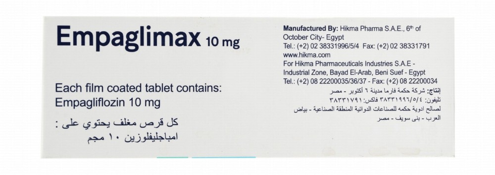 Empaglimax 10mg Empagliflozin