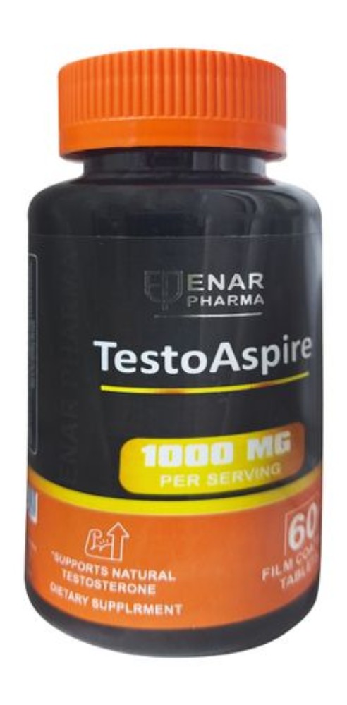 Enar Pharma 1000mg D-Aspartic Acid Testerone Health Support Supplement
