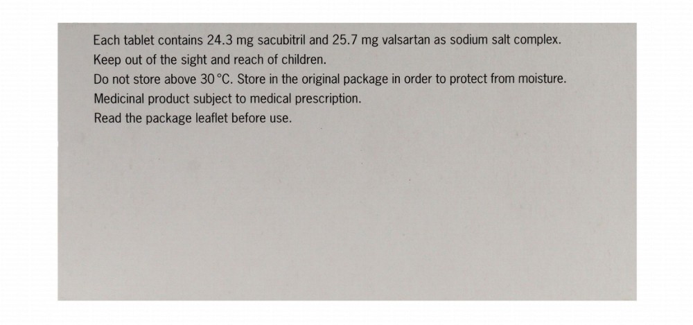 Entresto 24.3mg Sacubitril & 25.7mg Valsartan