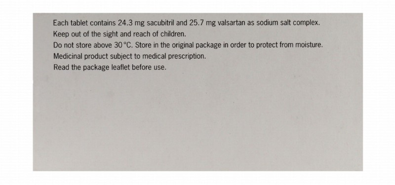 Entresto 24.3mg Sacubitril & 25.7mg Valsartan