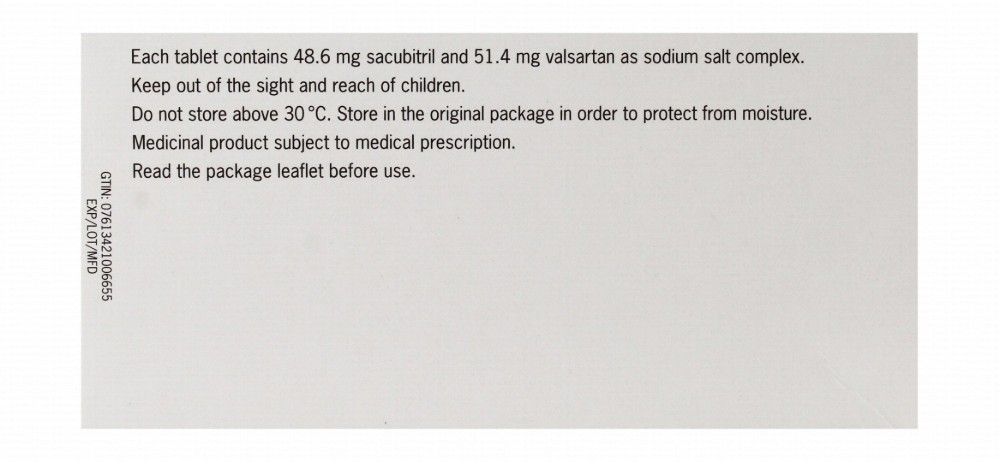 Entresto 48.6mg Sacubitril & 51.4mg Valsartan