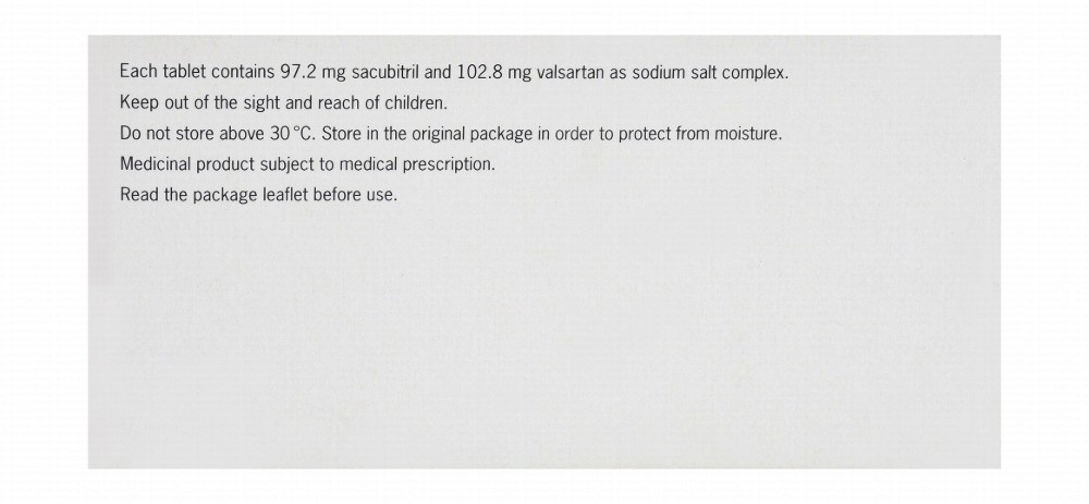 Entresto 97.2mg Sacubitril & 102.8mg Valsartan