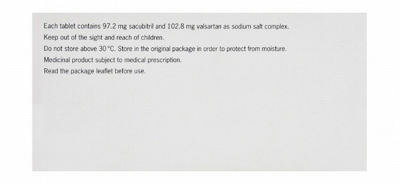 Entresto 97.2mg Sacubitril & 102.8mg Valsartan