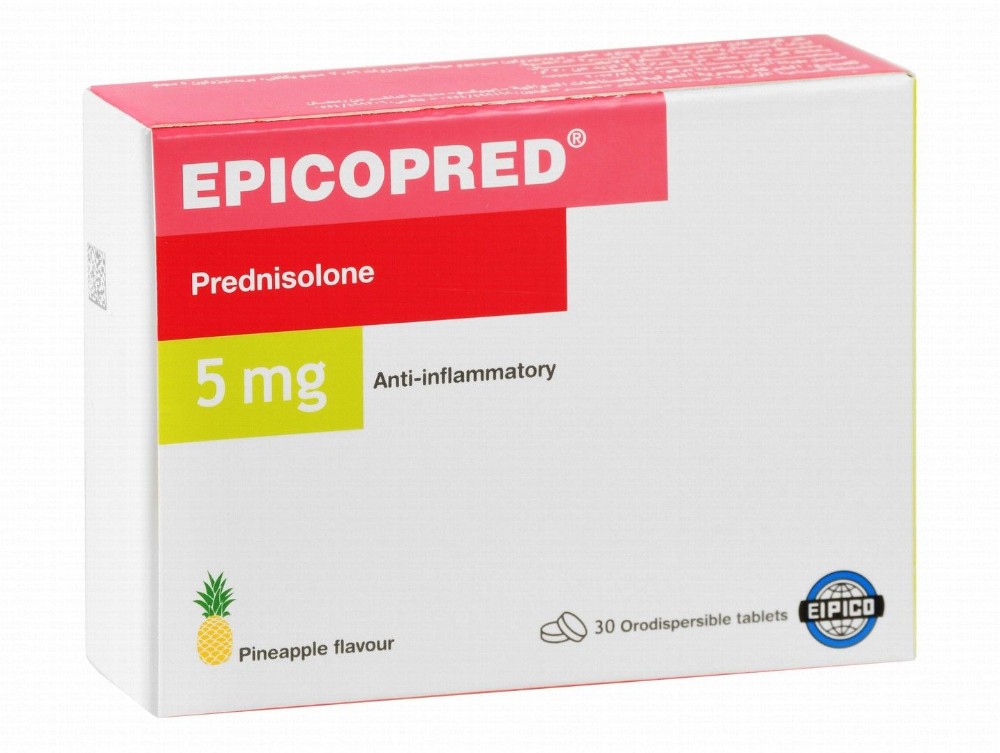 Epicopred 5mg Prednisolone Steroidal Anti-Inflammatory