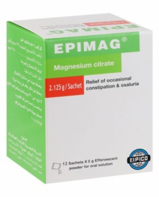 Epimag Magnesium Citrate Effervescent Powder