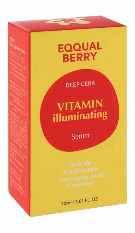 Eqqualberry Deep Cera Illuminating Facial Serum with Acerola Extract, Niacinamide & Tranexamic Acid