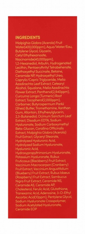 Eqqualberry Deep Cera Illuminating Facial Serum with Acerola Extract, Niacinamide & Tranexamic Acid