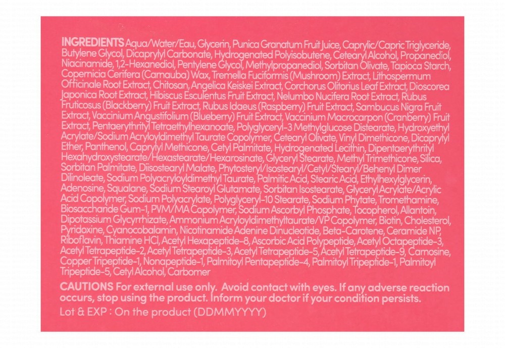 Eqqualberry Lush Blush Boosting Facial Cream with Nad Plus & Peptide