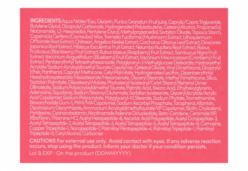 Eqqualberry Lush Blush Boosting Facial Cream with Nad Plus & Peptide