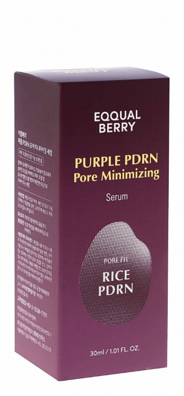 Eqqualberry Purple PDRN Pore Minimizing Face Serum with Rice Extract