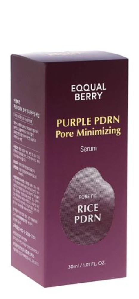Eqqualberry Purple PDRN Pore Minimizing Face Serum with Rice Extract