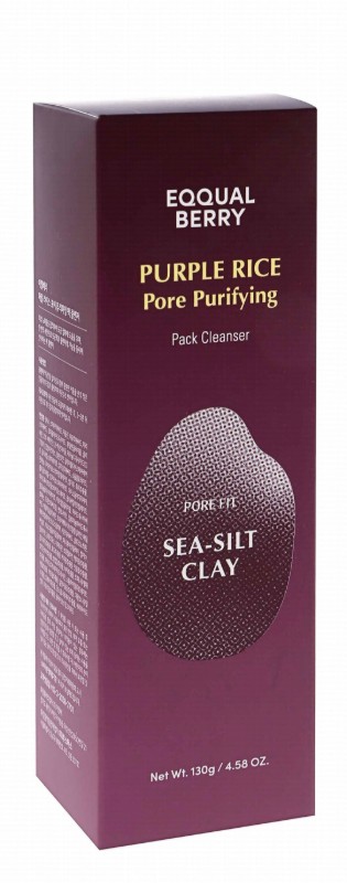 Eqqualberry Purple Rice Pore Purifying Facial Cleanser with Sea-Silt Clay