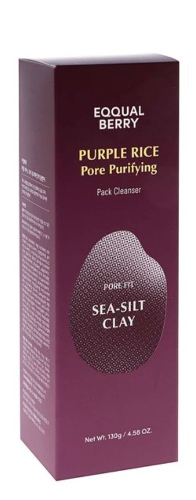 Eqqualberry Purple Rice Pore Purifying Facial Cleanser with Sea-Silt Clay