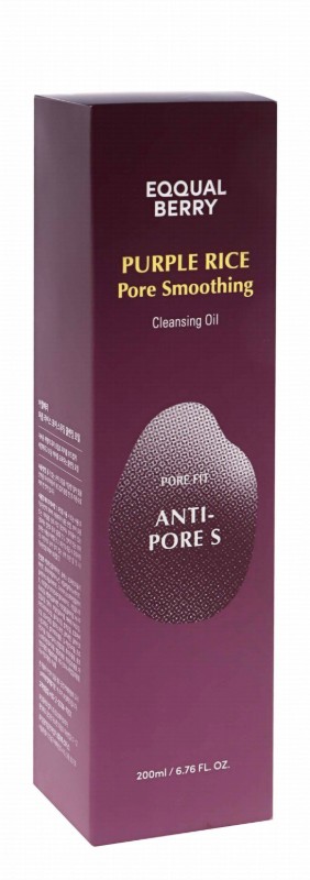 Eqqualberry Purple Rice Pore Smoothing Facial Cleansing Oil