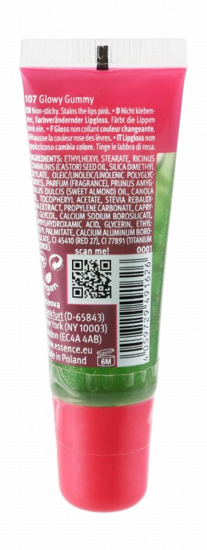 Essence Juicy Bomb Color Changing Lip Gloss Glow Gummy 107 - vegan