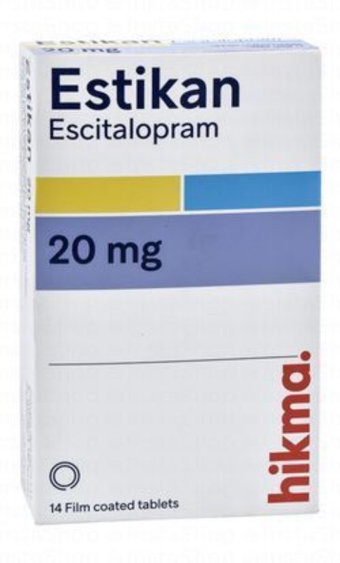 Estikan 20mg Escitalopram Antidepressant