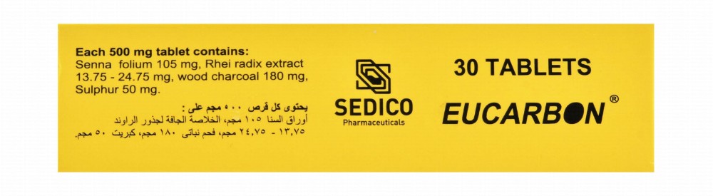 Eucarbon Herbal Remedy for Constipation Relief