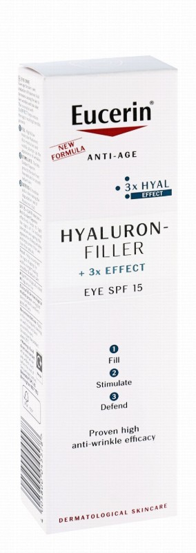 Eucerin Anti-Aging Hyaluron Filler Eye Cream SPF15 - fragrance free