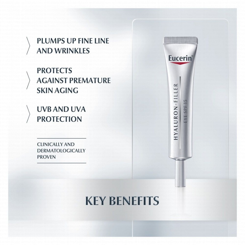 Eucerin Anti-Aging Hyaluron Filler Eye Cream SPF15 - fragrance free