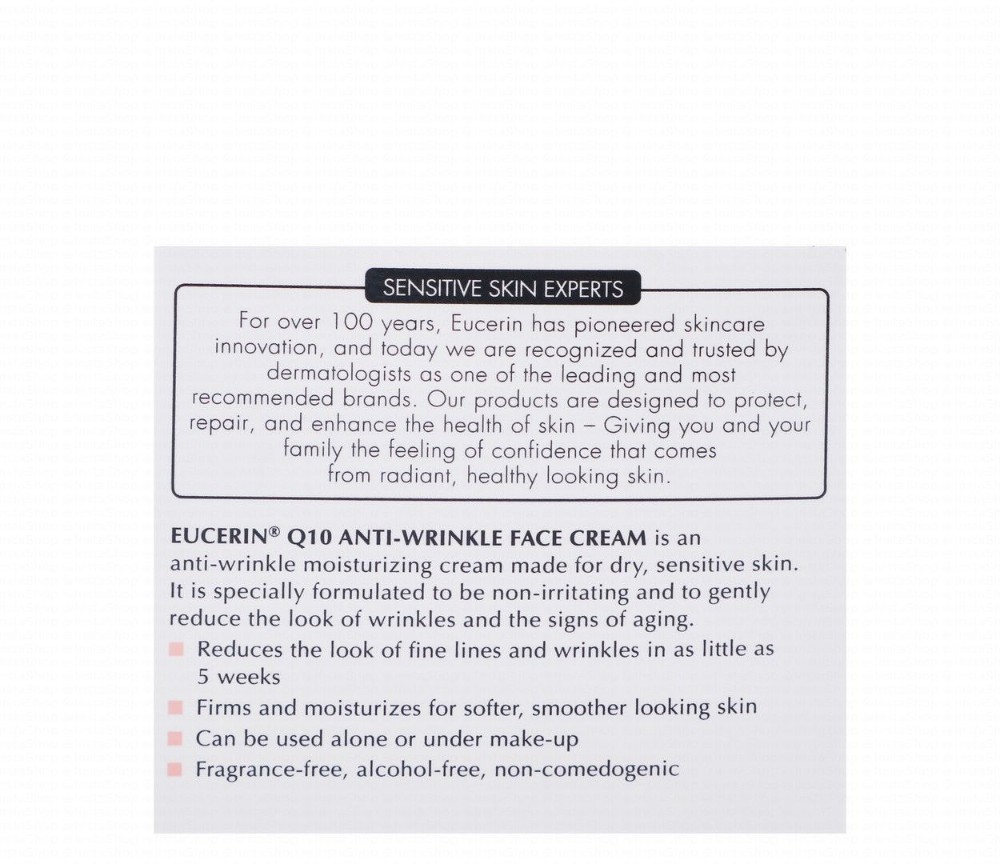 Eucerin Anti-Wrinkle Face Cream with Coenzyme Q10