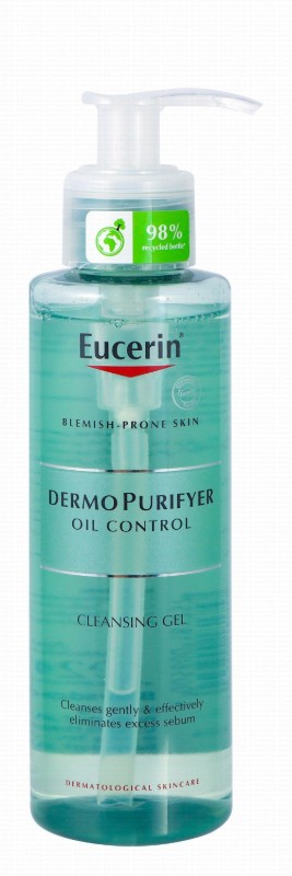 Eucerin DermoPurifyer Oil Control Facial Cleansing Gel for Blemish Prone Skin - soap free, non comedogenic