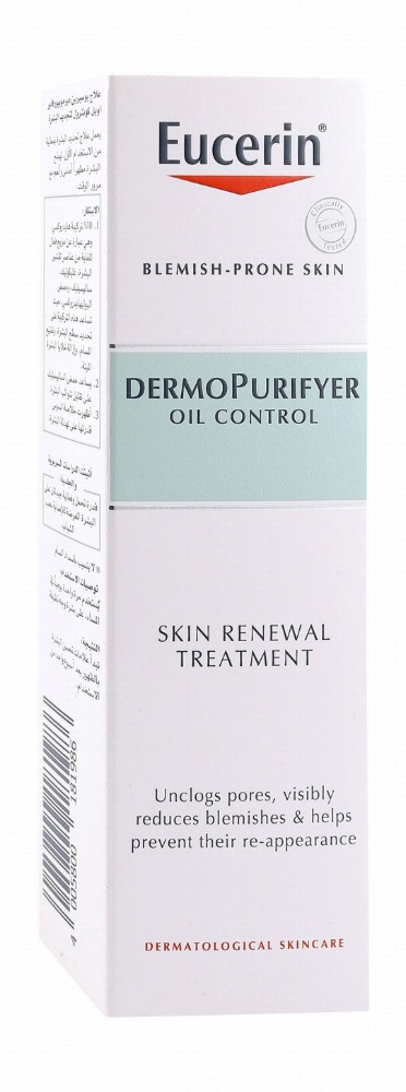 Eucerin DermoPurifyer Oil Control Skin Renewal Treatment for Blemish-Prone Skin - non comedogenic