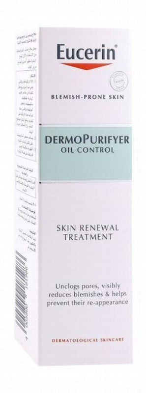 Eucerin DermoPurifyer Oil Control Skin Renewal Treatment for Blemish-Prone Skin - non comedogenic