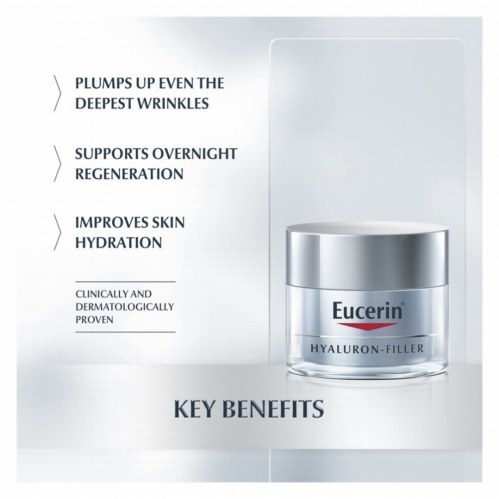 Eucerin Hyaluron Filler Anti-Wrinkle & Anti-Aging Face Night Cream