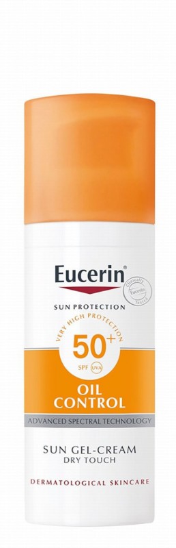 Eucerin Oil Control Sunscreen SPF50+ - non comedogenic, fragrance free