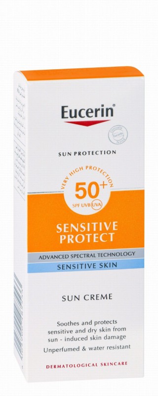 Eucerin Sensitive Protect Water-Resistant Soothing & Protecting Sunscreen for Dry & Sensitive Skin SPF50+ - fragrance free