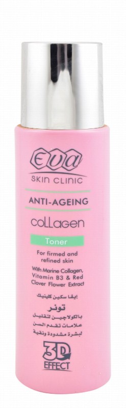 Eva Anti-Aging Facial Toner with Marine Collagen, Vitamin B3 & Clover Flower Extract