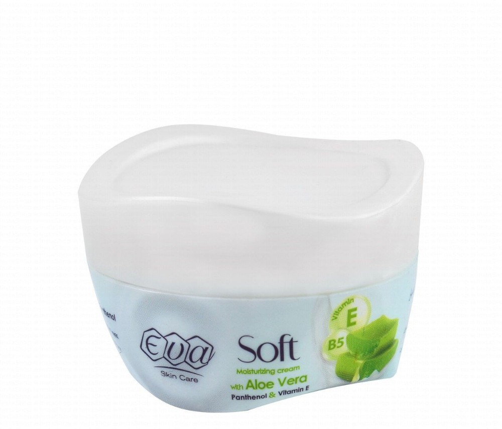 Eva Skin Care Soft Moisturizing Face & Body Cream with Aloe Vera, Panthenol & Vitamin E